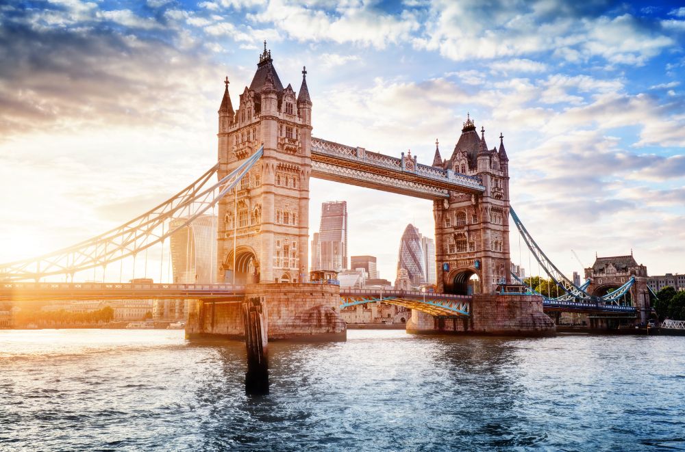 tower bridge over the river